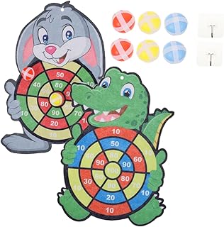 BCOATH 2 Conjuntos De Bola Pegajosa Brinquedos Infantis Placas De Bola Pegajosa De Plástico Placa De Dardos Bola Pegajosa Para Jogos De Tabuleiro Para Crianças Brinquedo Ufo Interno Para