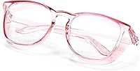 Vista 18 de LASMEX Elegantes gafas de seguridad para mujeres y niñas, gafas anti-vaho, gafas protectoras, gafas transparentes