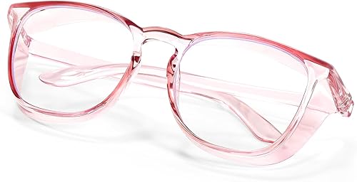 Miniatura 8 de LASMEX Gafas de seguridad elegantes para mujeres y niñas, gafas antivaho gafas protectoras transparentes