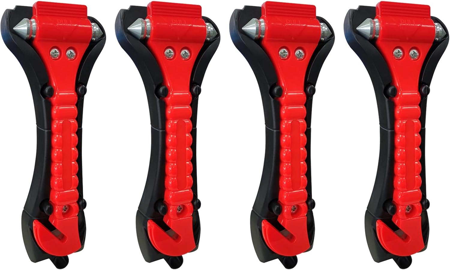 2-in-1 Car Safety Tool: Window Breaker & Seat Belt Cutter (4-Pack)