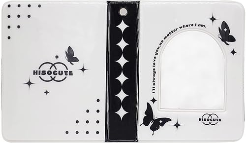 Miniatura 3 de SZHTSWU Mini álbum de fotos de 40 bolsillos, soporte para tarjetas fotográficas Kpop de 3 pulgadas, carpeta pequeña para tarjetas fotográficas,