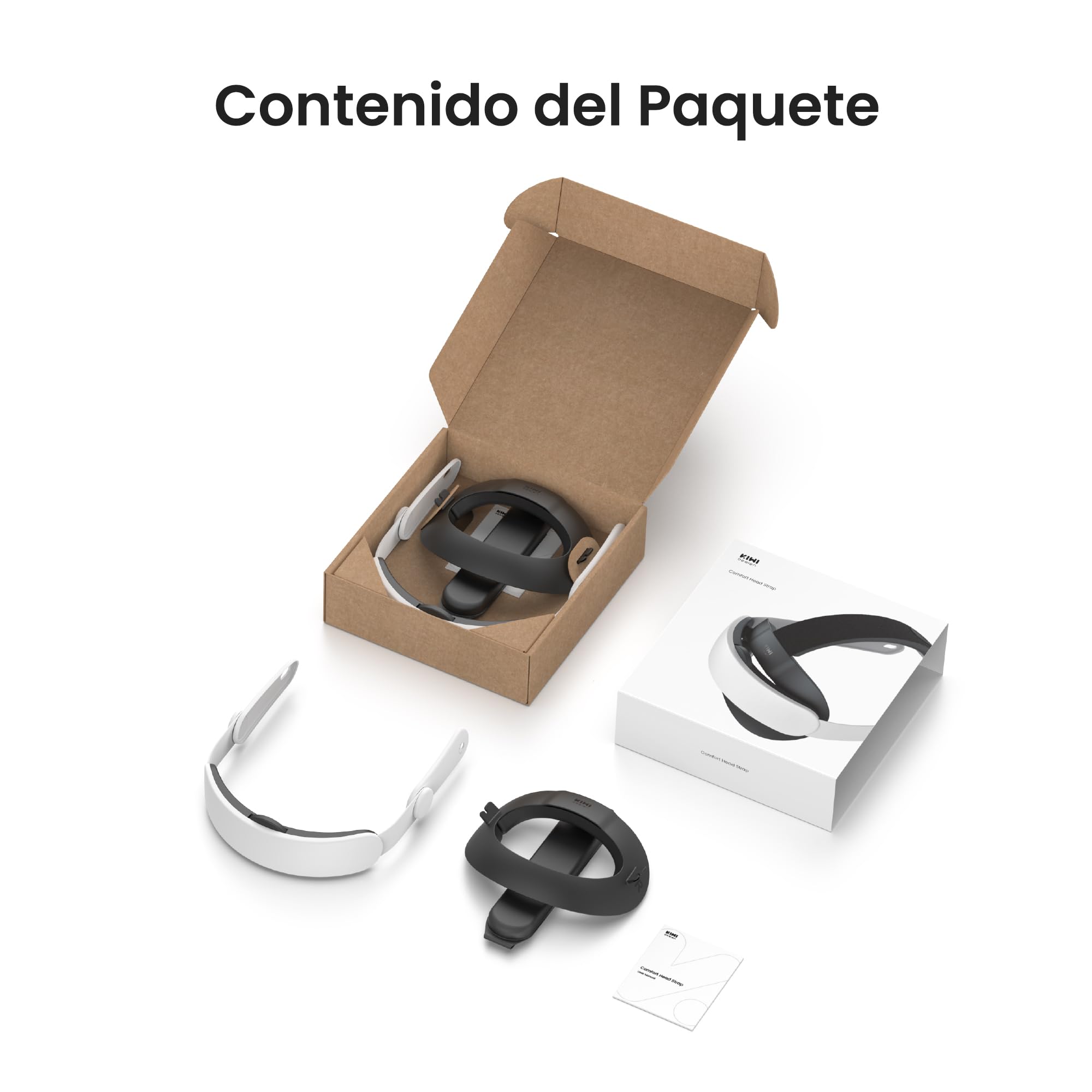 KIWI design K4 Correa para la Cabeza Cómoda Compatible con Meta Quest 3S/Quest 3