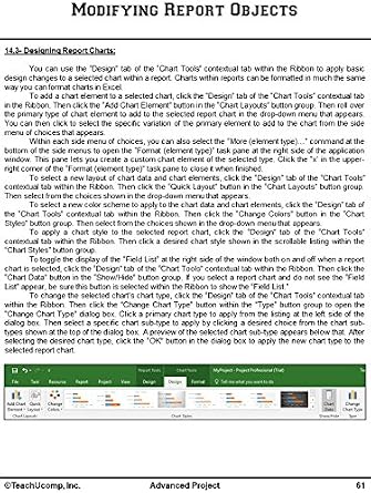 TEACHUCOMP Video Training Tutorial for Microsoft Project 2016 DVD-ROM Course and PDF Manual