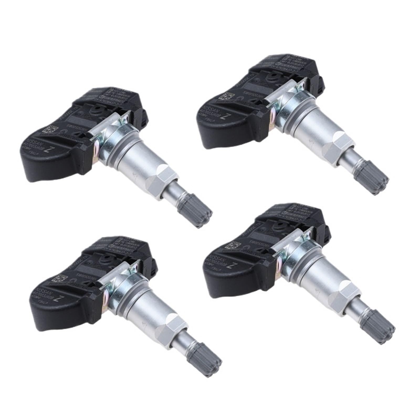TPMS Con Allarme Sensore TPMS 433MHZ Dispositivo di monitoraggio della pressione dei pneumatici per Infiniti per Nissan Servizio post-vendita(4 pcs)