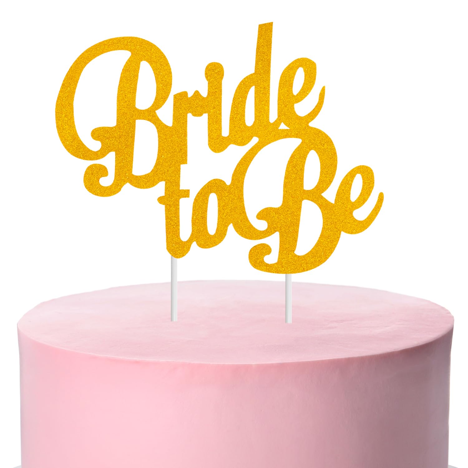 CHEERYMAGICBride to Be Wedding Cake Topper, Glitter Bridal Shower Cake Decorations for Wedding Engagement Bachelorette Party Hen Party A6-XNZMCP