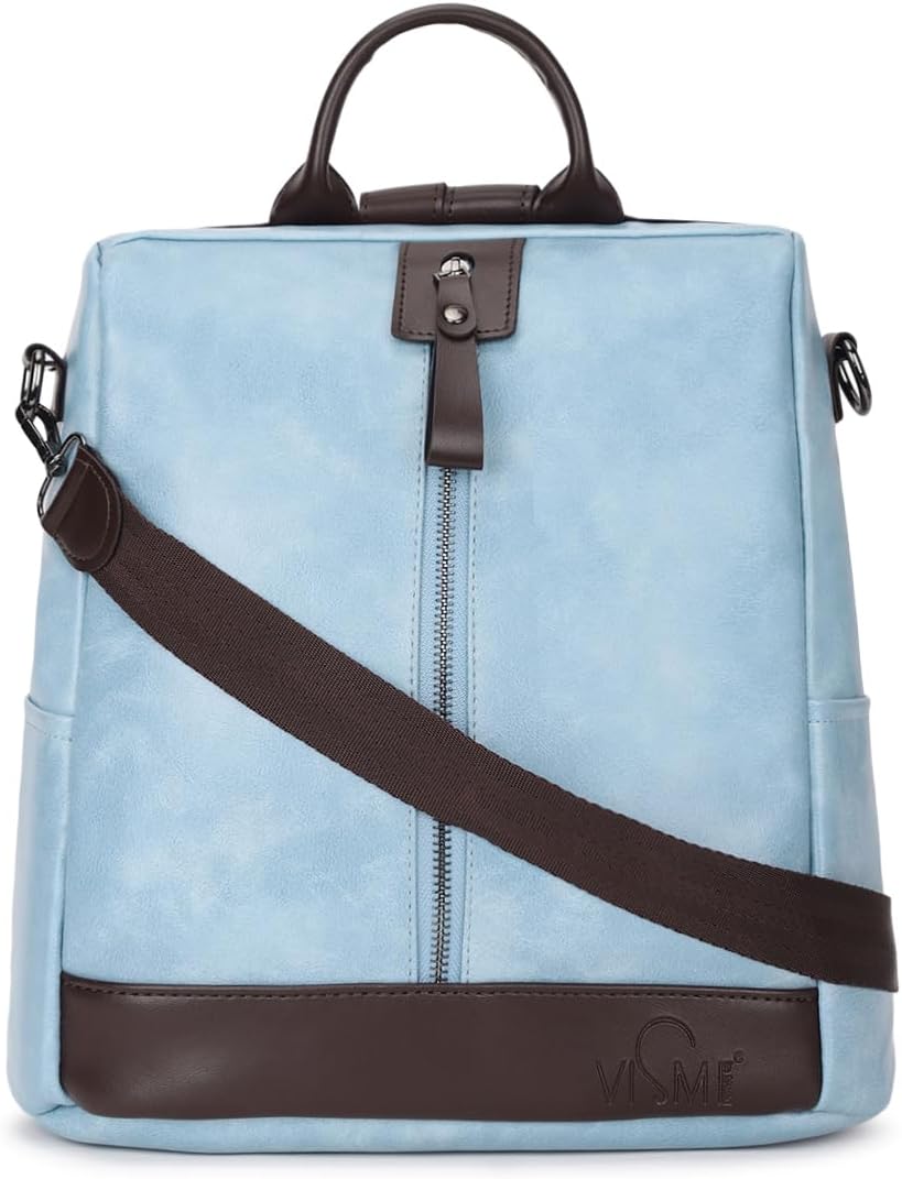 VISMIINTRENDBackpack for Women | Stylish Vegan Leather Backpack Bags for Women | College Bag for Girls | Office, Travel & Daily Use | Trendy Women Backpack | Gift for Wife, Sister & Friend