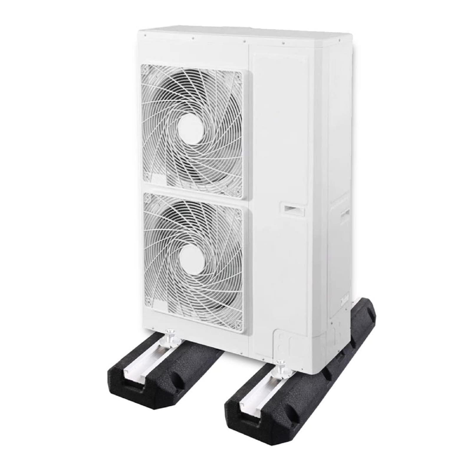 Dämpfungssockel aus Gummigranulat 600mm Vibrationsdämpfer Füße für Wärmepumpen Klimaanlagen Stoßdämpfende Bodenkonsole