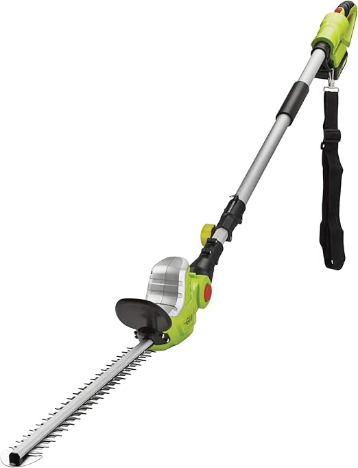 Cordless Telescopic 20V Hedge Trimmer Cutter, Electric Long Reach