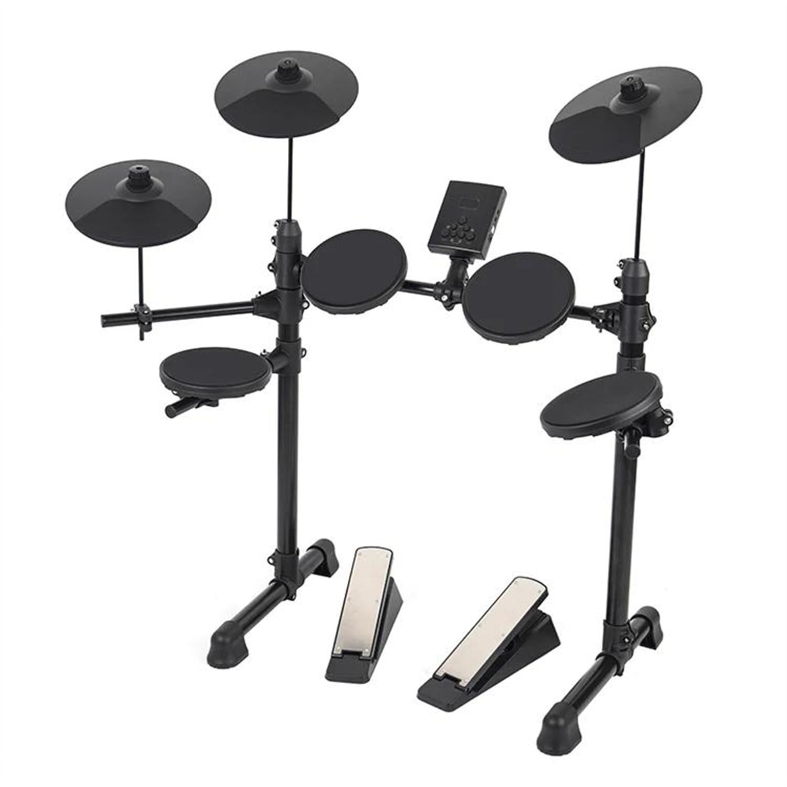 Batteria Elettronica Professionale Batteria Elettronica Portatile Batteria Elettronica Professionale Mesh 15 Set di Batteria con 195 Toni 10 brani