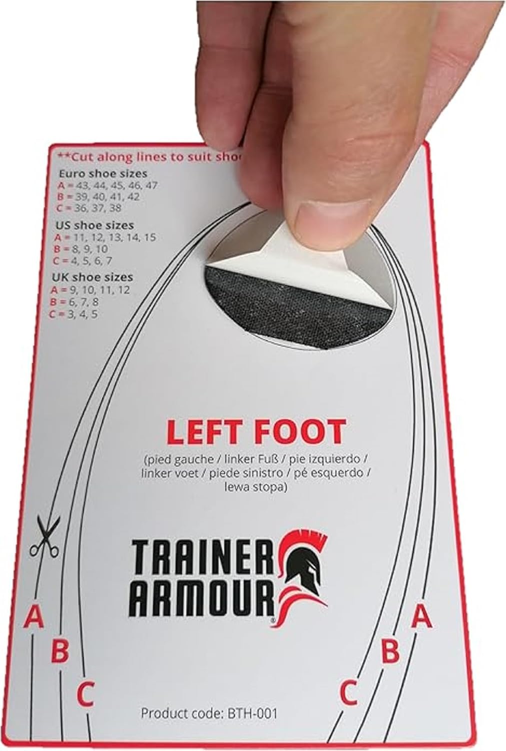 Big Toe Hole Preventer, self-Adhesive Patches with a Clever applicator - Shoe Toe Hole Area Repair Patch