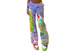 Alyweatry Women Baggy Hip Hop Pants