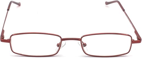 Miniatura 7 de EYE ZOOM - Juego de 5 gafas de lectura de metal delgadas con estuche de tubo para hombres y mujeres, multicolor