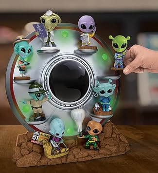 The Ashton-Drake Return to Roswell Alien Figure Collection, Illuminated UFO Display