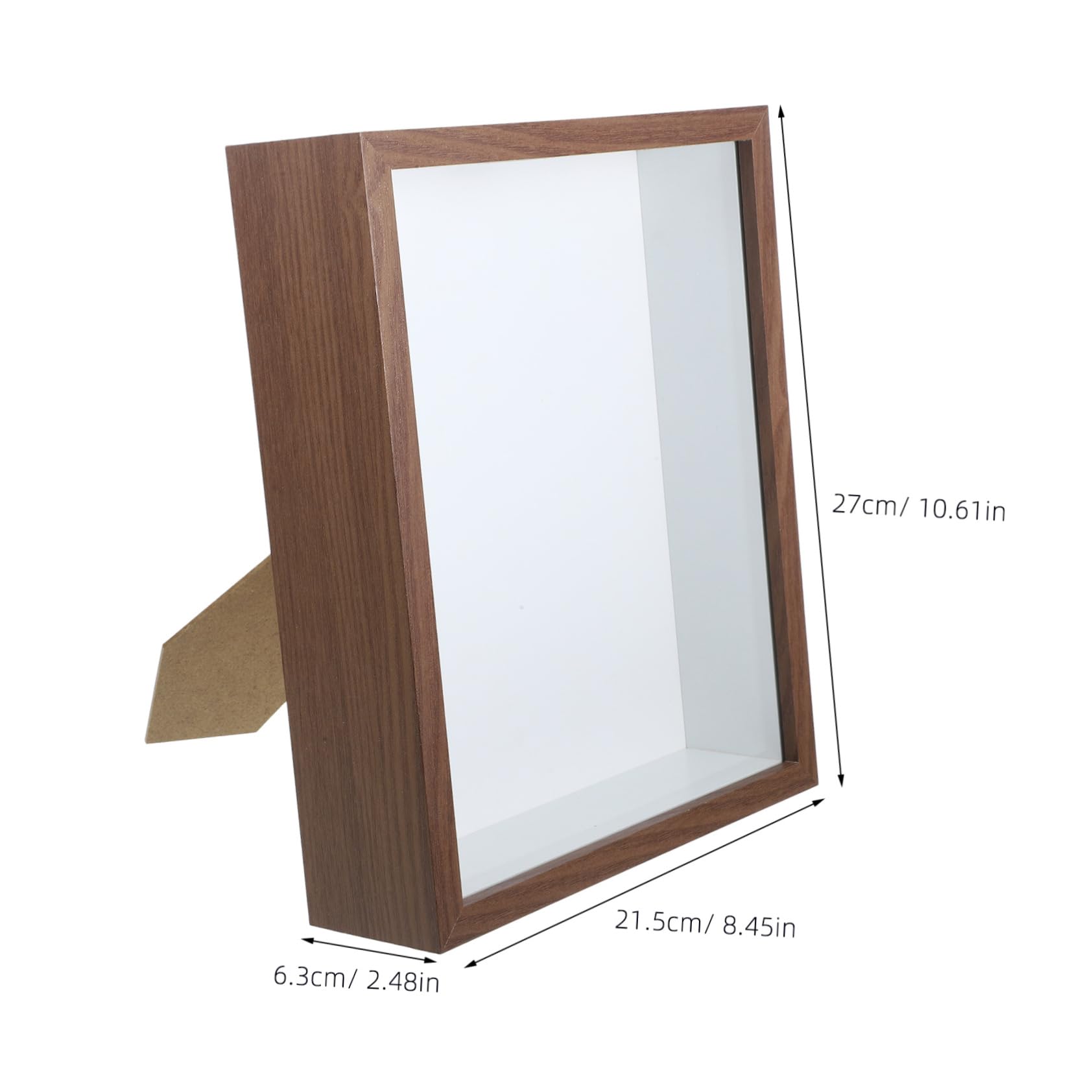 Ciieeo Modern Desktop Recipe Holder Box Wine Cork Storage Versatile for Tickets Travel Mementos