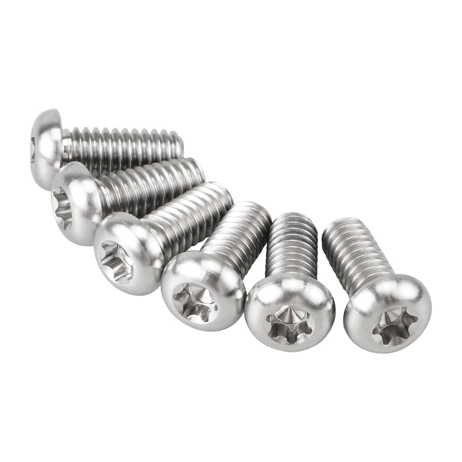 NICECNC Kit di 6 bulloni per coperchio frizione in titanio compatibile with Harley Sportster 1200 Super Low XL1200T 2014-2019, Sportster 883 Custom XL883C 2003-2010, vedi montaggio