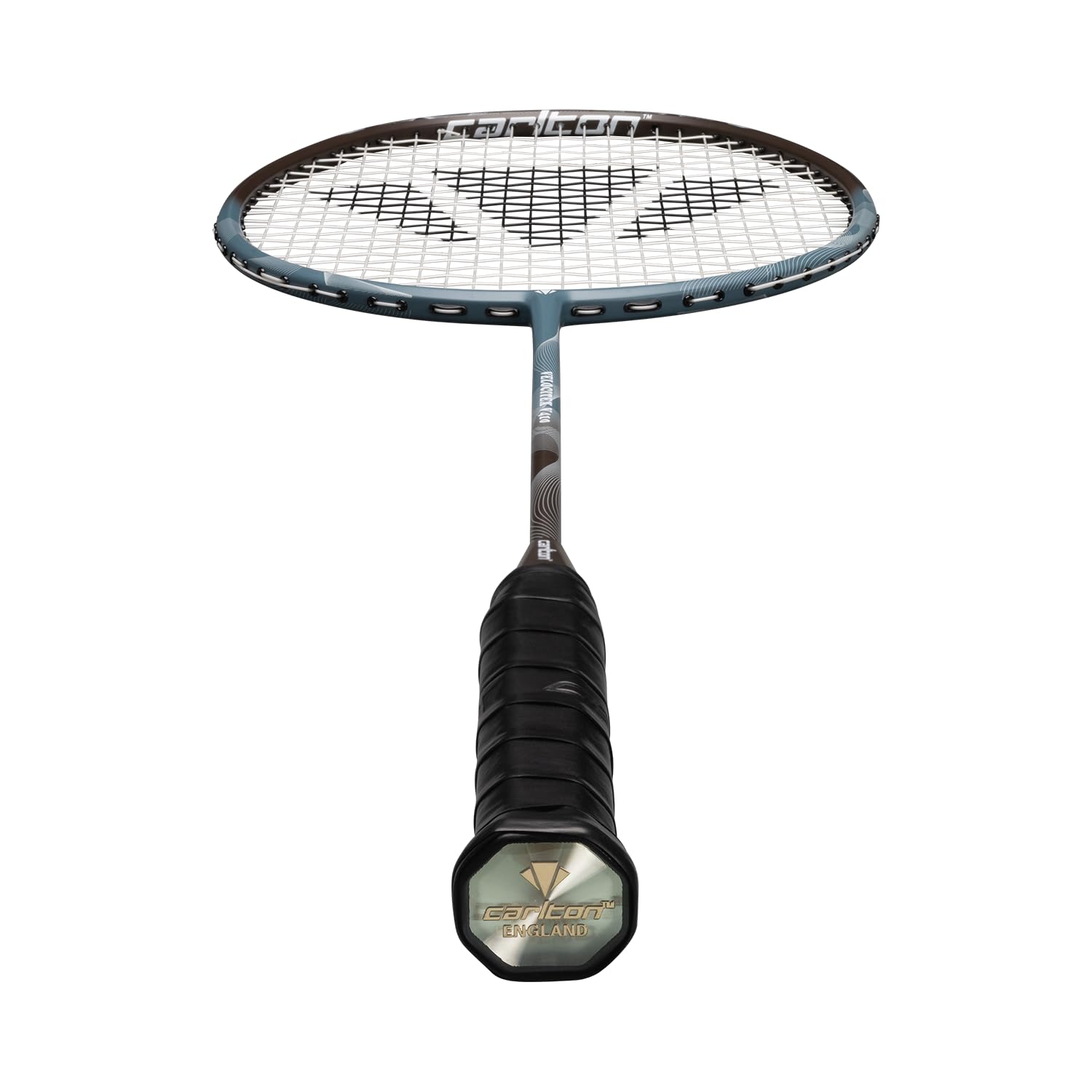 Carlton Badminton Schläger VELOCITEX V410, Braun/Grau