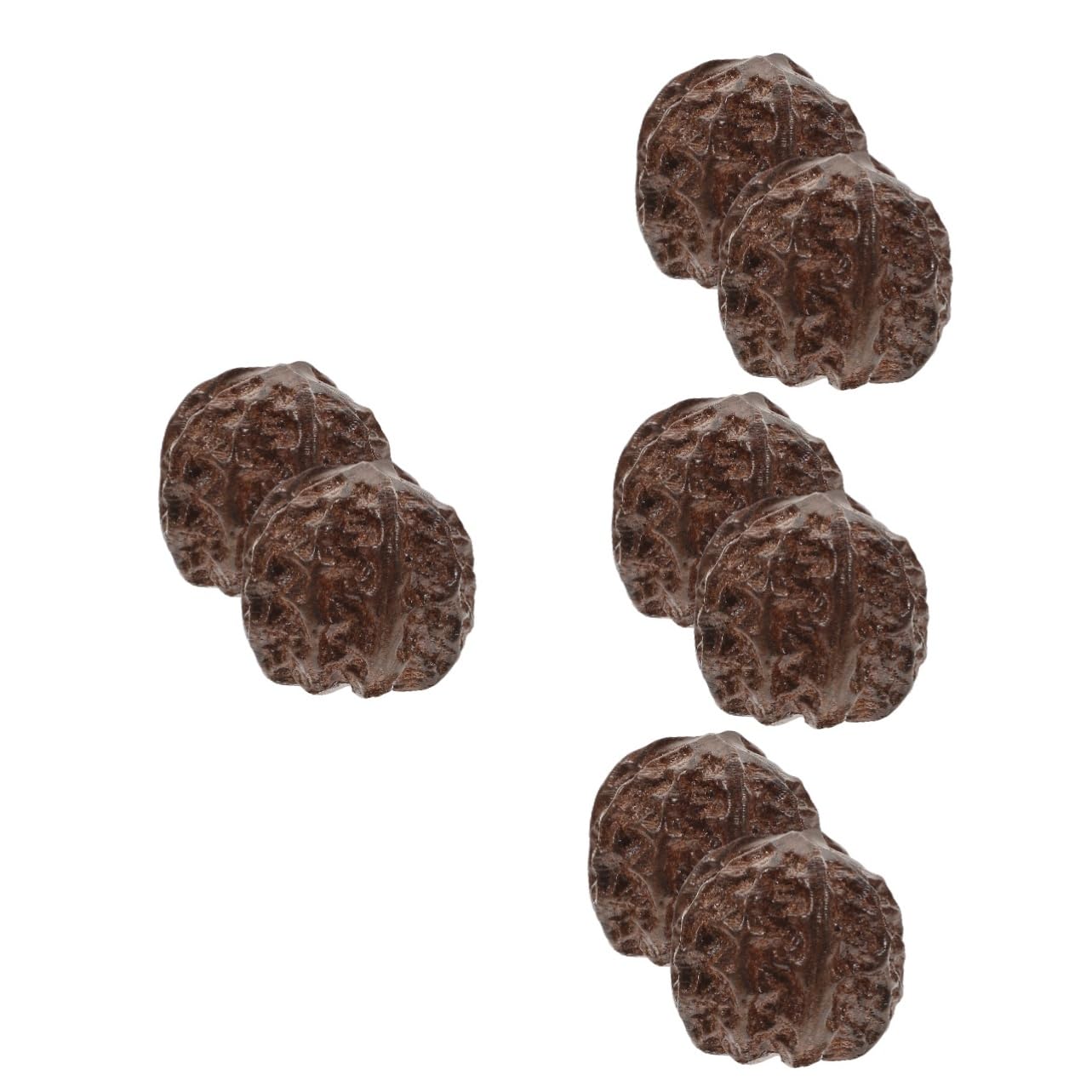 NUOBESTY8 Pcs Wenwan Handle Chinese Exercise Balls Peach Pit Figure Foot Massager Balls Dining Table Centerpieces Home Decor Wood Carving Decor Wooden Sorrows and Joys Vietnam Eaglewood