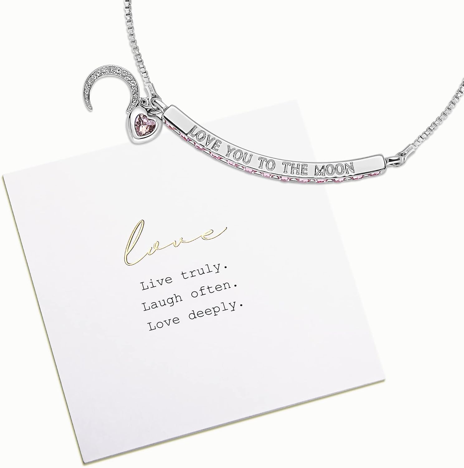 INSPIRED VOICES Sterling Silver Plated Charm Bracelets for Women - Easy Adjustable Bracelets