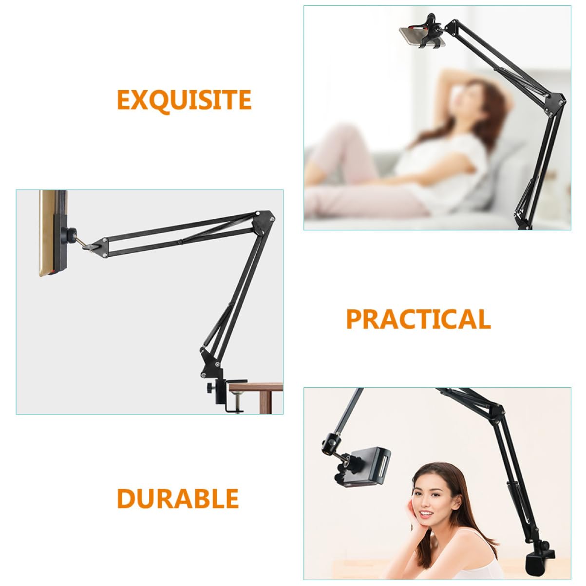 CHILDWEET Soporte para Teléfono Móvil de Brazo Largo Plegable y Ajustable