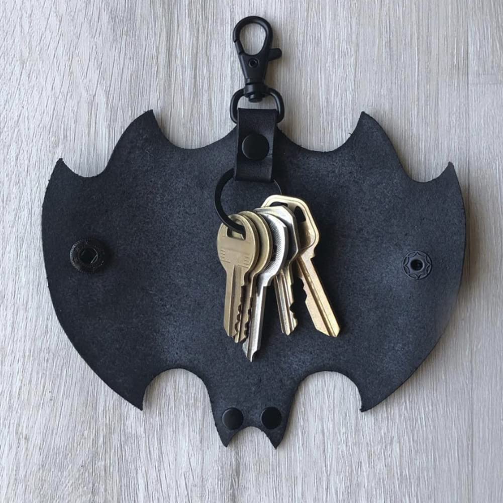 Amazon.com: Zcargel Leather Bat Keychain, Universal Car Key Holder
