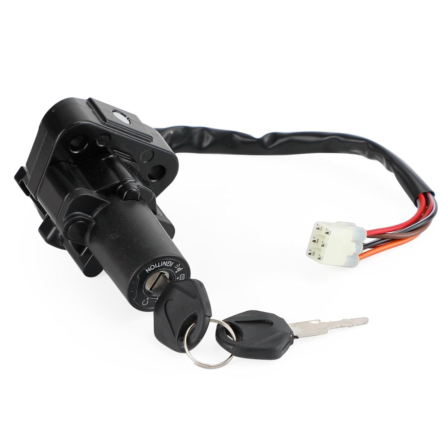 Artudatech Ignition Key Switch for Suzuki GSX1300R Hayabusa 1999-2007, 2008-2020, 2022-2023 # 37100-24F00, 37100-24F10
