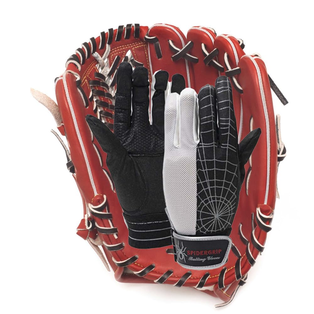 J&S SPORTING Spider Grip Guante interior de béisbol protector para adultos y jóvenes