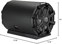 Vista 7 de KICKER 46CWTB102 TB10 10-inch Loaded Weather-Proof Subwoofer Enclosure w/Passive Radiator - 2-Ohm, 400 Watt