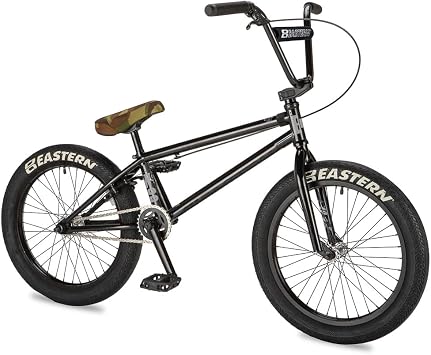 Eastern Bikes Wolfdog BMX Bike, 20-Inch, Full Chromoly Frame Black