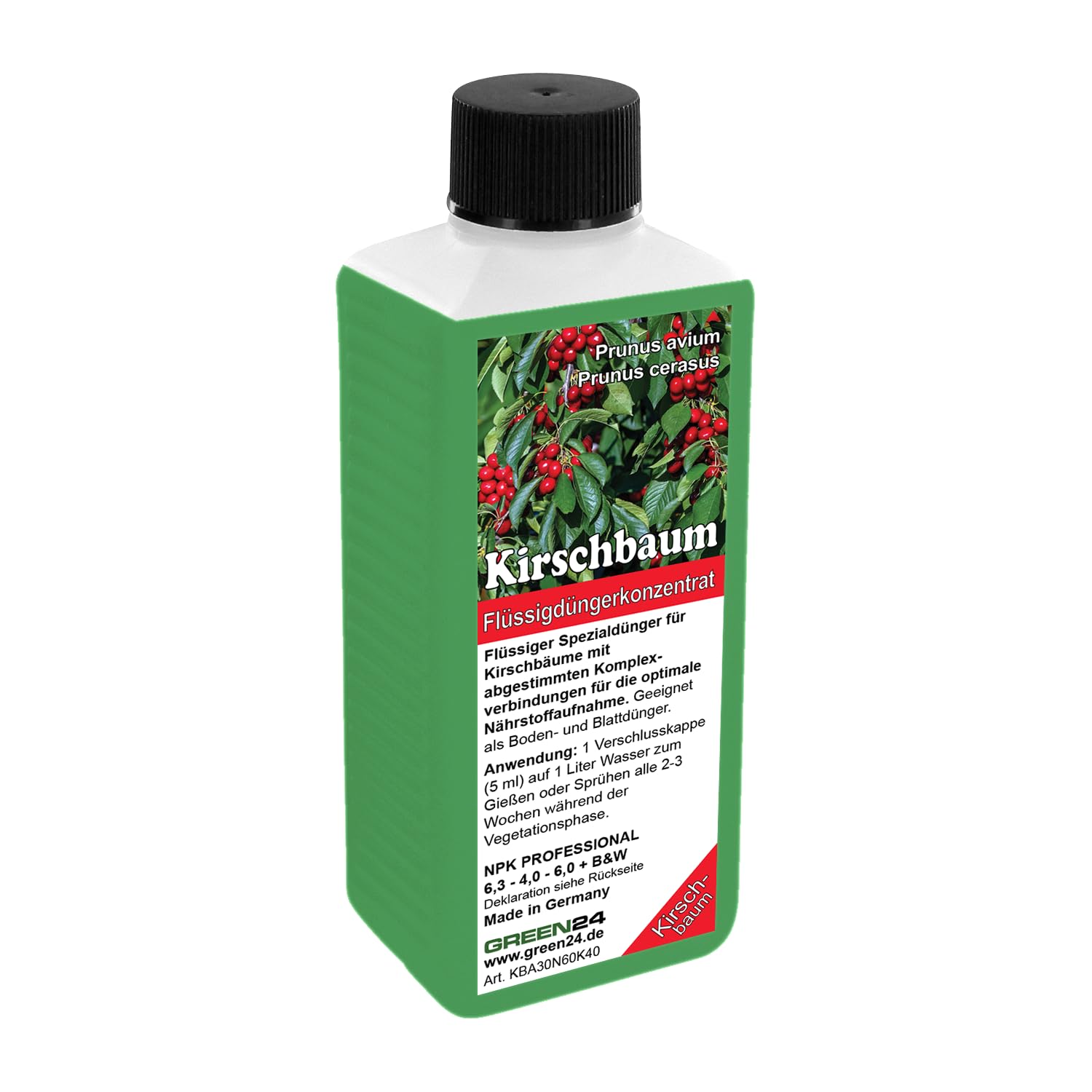 Kirschbaum-Dnger  S- und Sauerkirschen NPK Flssigdnger Prunus avium  und Prunus cerasus 250 ml : Amazon.de: Garten