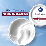 Crème NIVEA Réparation et Soin pour le visage, le corps et les mains pour peau très sèche et rugueuse, crème 15% glycérine + urée pour réparer visiblement la sécheresse et prévenir la perte d'humidité pendant 72 heures, pot de 400mL