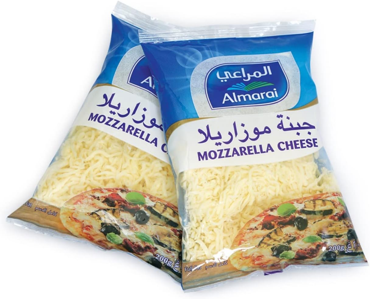 Almarai Shredded Mozzarella Cheese 2 x 200g Buy Online at Best Price