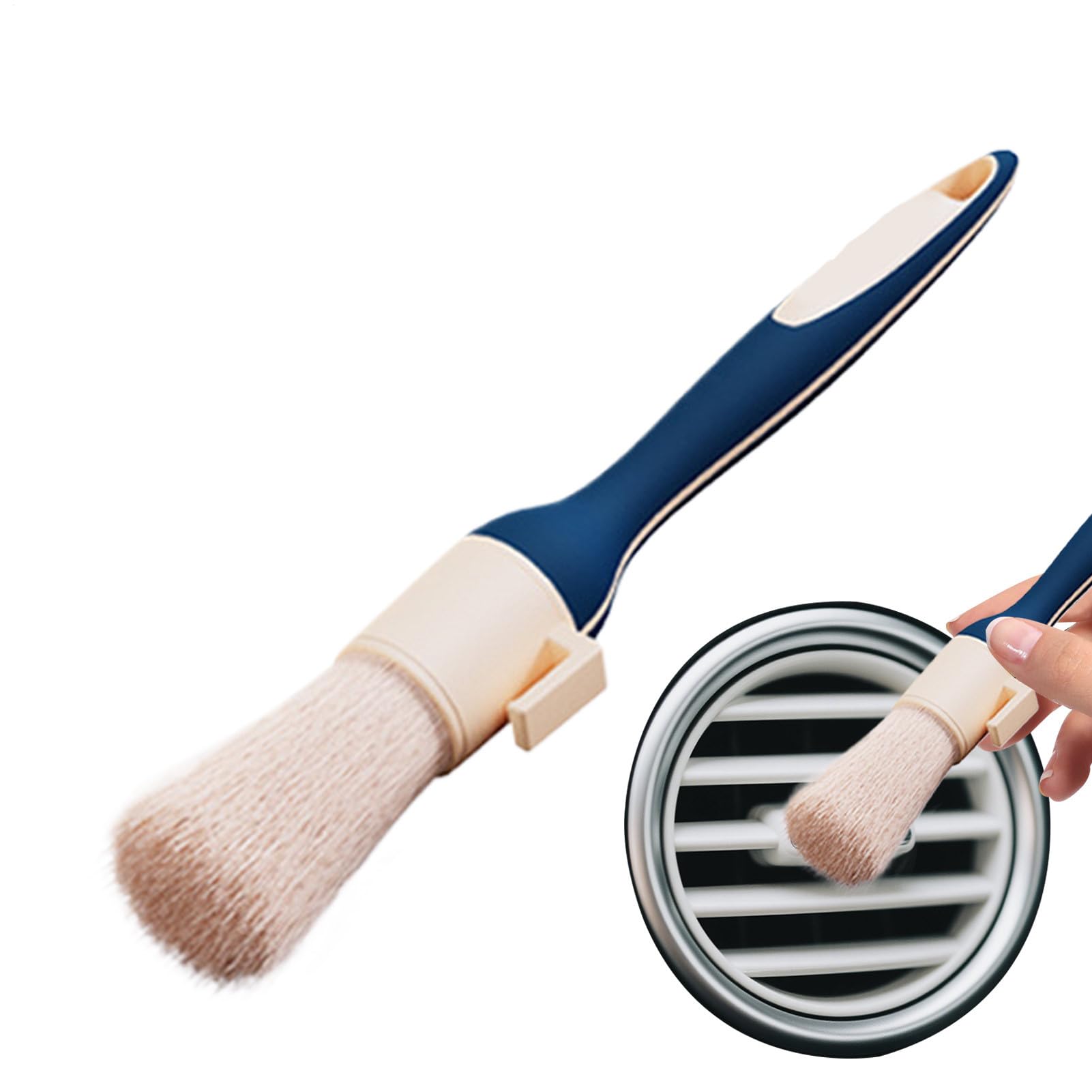 Brosse de nettoyage pour intérieur de voiture pour retrouver un habitacle propre avant les vacances