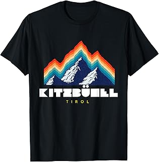 Kitzbühel Tirol - Austria Retro 80s Ski Holiday Gift T-Shirt