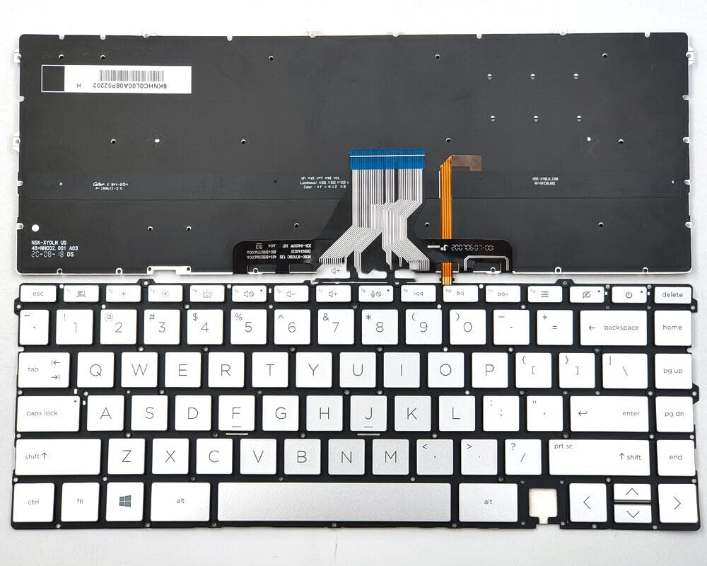 Wefly Laptop Keyboard Compatible for HP Envy X360 13-BA 13T-BA 13-AY 13-BD 9Z.NHCBC.11A NSK-XY1BC PK132V62A13 with Backlight