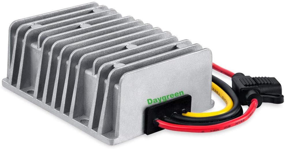 Daygreen 36V/48V to 12V 30A 360W DC-DC Buck Converter, Heavy Duty Step Down Voltage Regulator for Floor Cleaning Machines, Golf Cart, Industrial 12V Systems