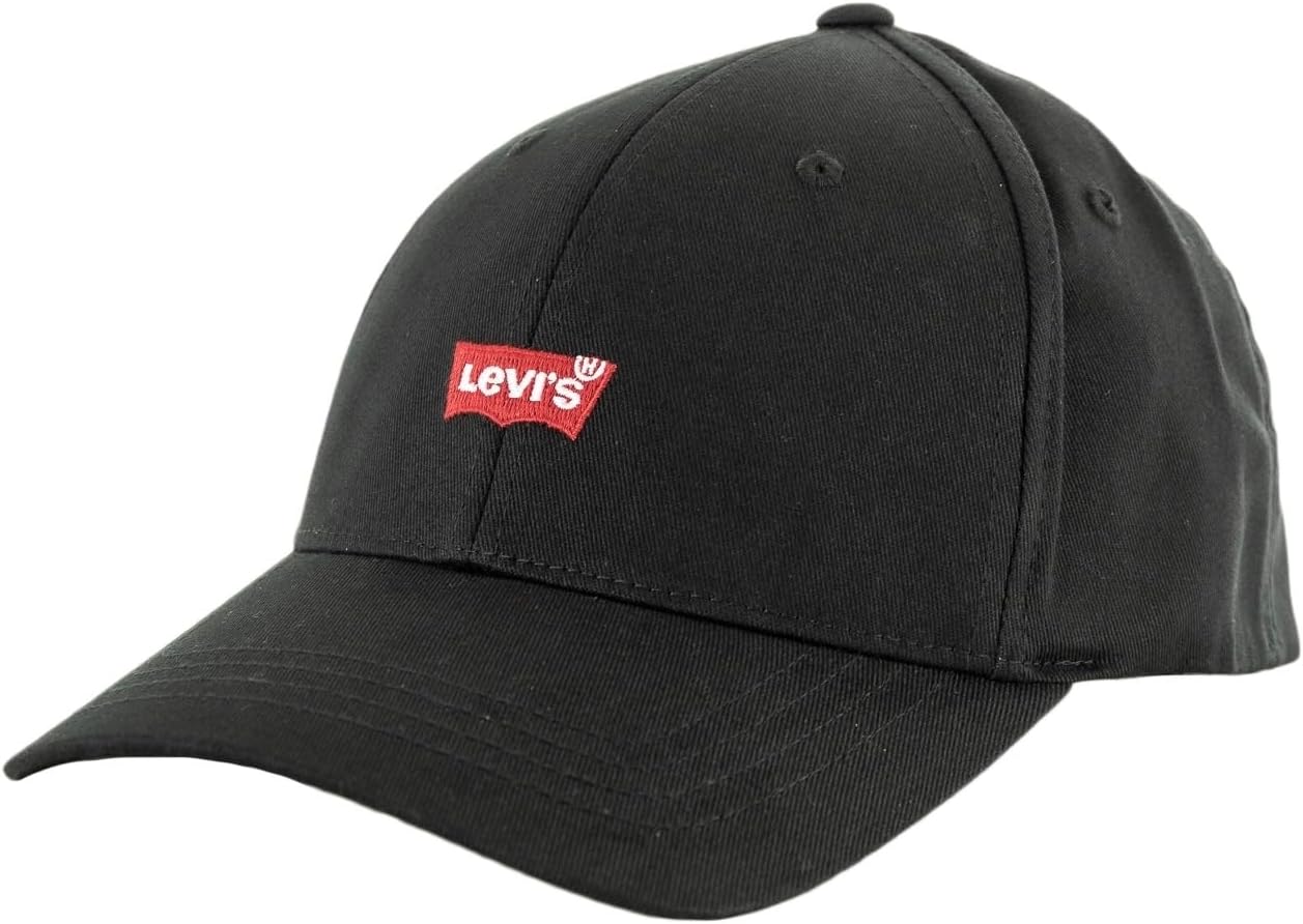 Levi's Men's Housemark Baseball Cap, Regular Black, One Size