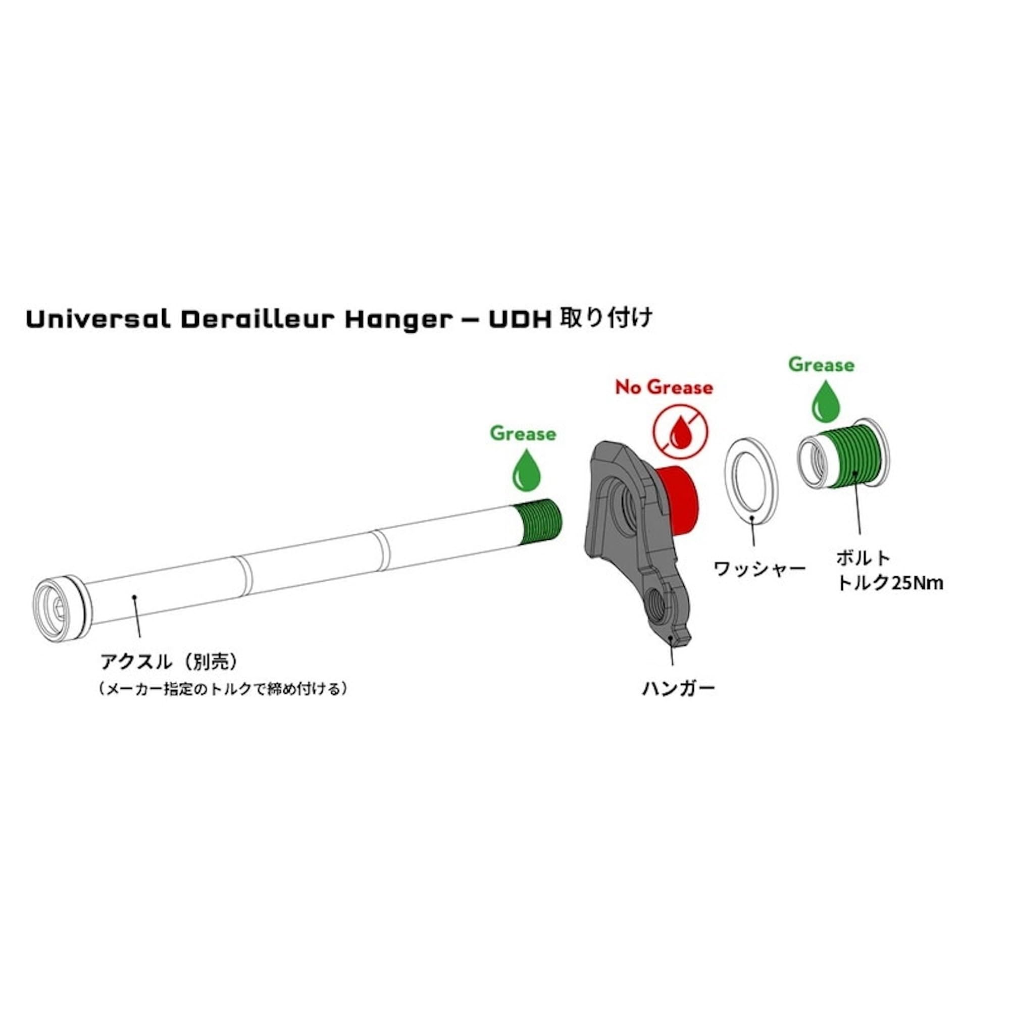 Amazon.com: Wolf Tooth Universal Derailleur Hanger - UDH - Black 