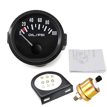 2 Oil Pressure Gauge with Sensor