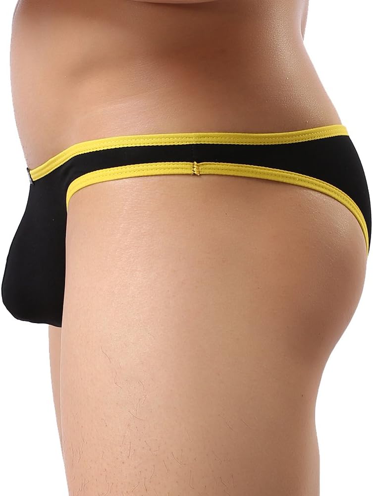 iKingsky Men's Low Rise Modal Bikini Briefs Sexy Brazilian Back Mens Underwear - Image 2