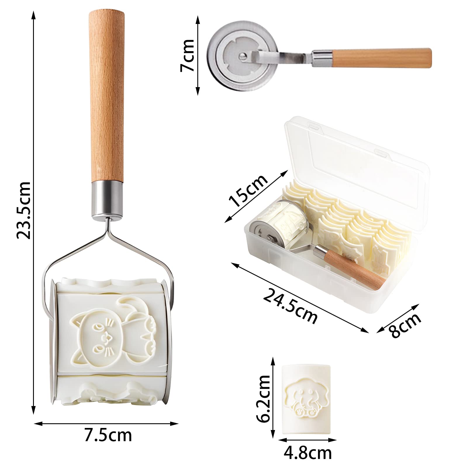 Amazon | クッキー型 クッキーローラー クッキーカッター クッキー型