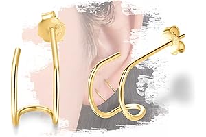 Sereney Aretes para Mujer Pequeños: Hoops de Huggie Elegantes y Discretos para una Apariencia Radiante