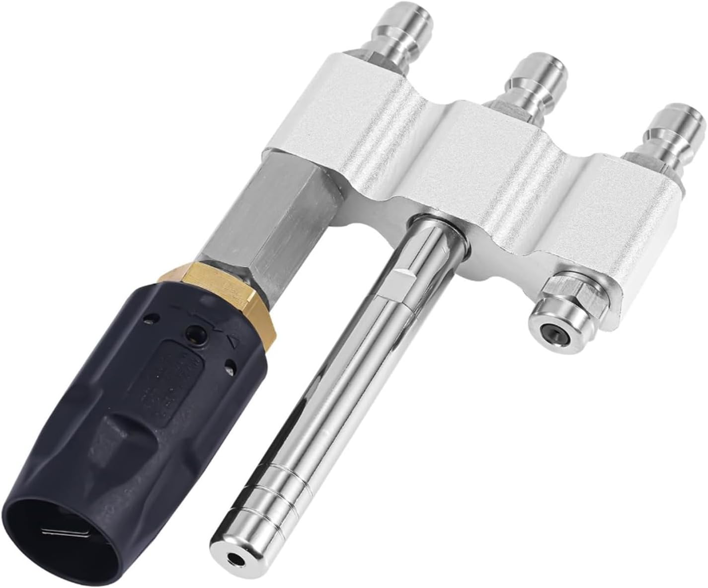 1/4インチのクイック接続圧力洗濯機ノズルを備えたステンレス鋼調整可能ノズル庭の車両床プロフェッショナルデタッチ可能なクリーニング