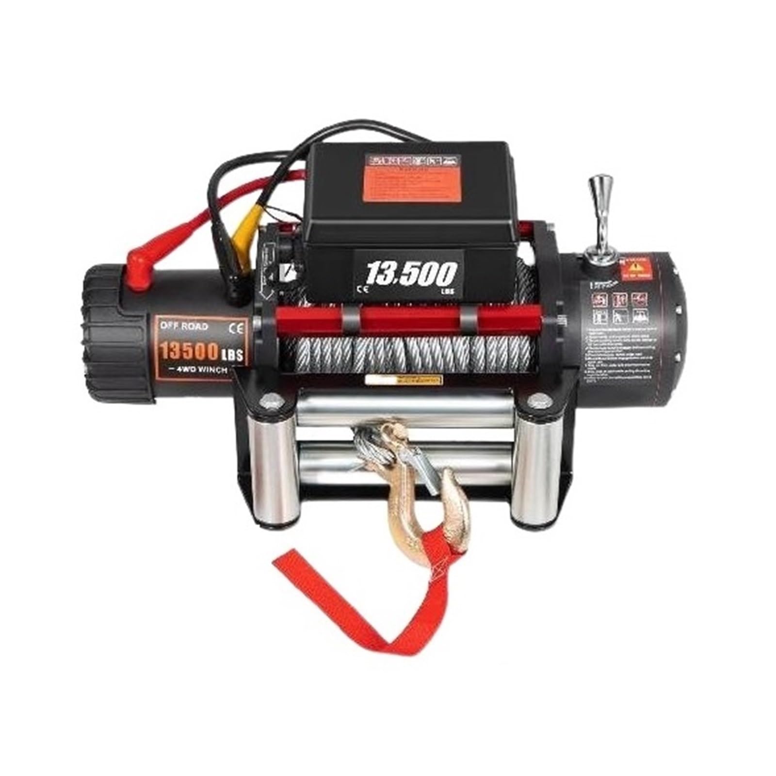 13500LBS 12V Verricello Elettrico For Funi In Acciaio 4X4 92FT Corde For Rimorchio For Auto Cinghia Di Traino Con Controllo Wireless ATV Camion Fuoristrada