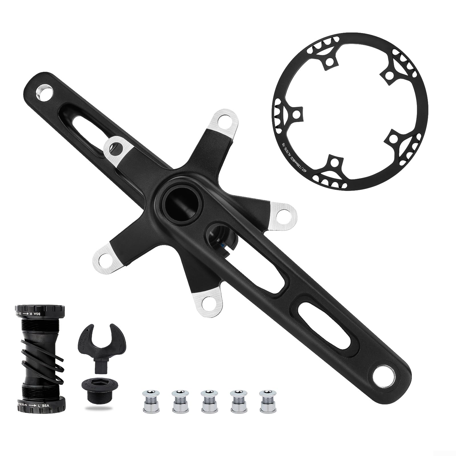 Guarnitura Bici Lega 7075 Cavo 24mm Rigida Guarnitura Bici Lega
