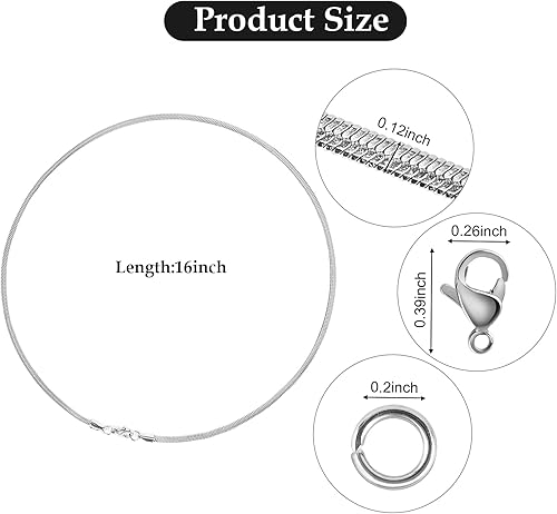 Miniatura 66 de Cadena de joyería para hacer joyas, cadenas de acero inoxidable chapadas en oro, suministros para hacer joyas a granel
