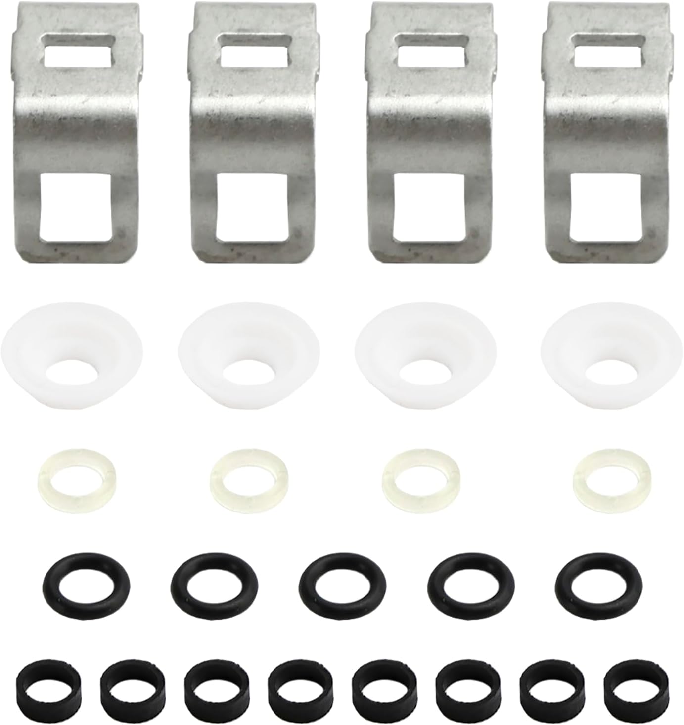 Fuel Injector O-Rings Seal For Chevy Express Vans and For GMC Savana 12672366 12656933, 12668553, 12623119
