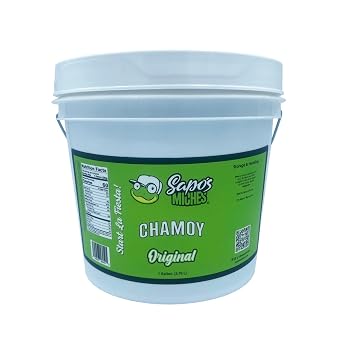 Sapos Miches Chamoy Rim Rimming Paste Sauce Candy Dip for Drinks, Micheladas, Fruit, Gallon Original