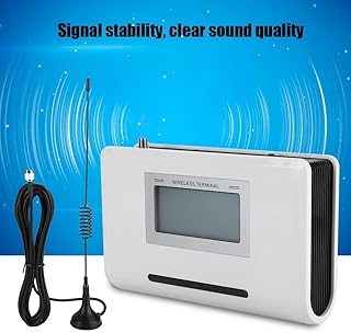 GSM 900/1800MHz Wireless Terminal Fixed Phone,LCD Display DTMF Recognition Automatic Detection Fixed Wireless Terminal with SMA Antenna Connector for Telephone Landlines, Alarms,Recording Boxes(1)