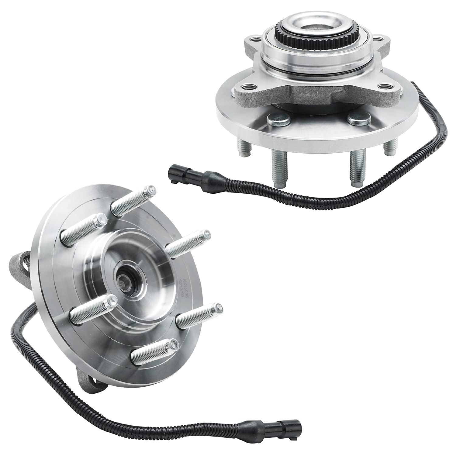 Detroit Axle 4WD Front Wheel Bearing Hubs for 2007-2010 Ford Expedition & Lincoln Navigator - Pair w/ 10-Year Warranty