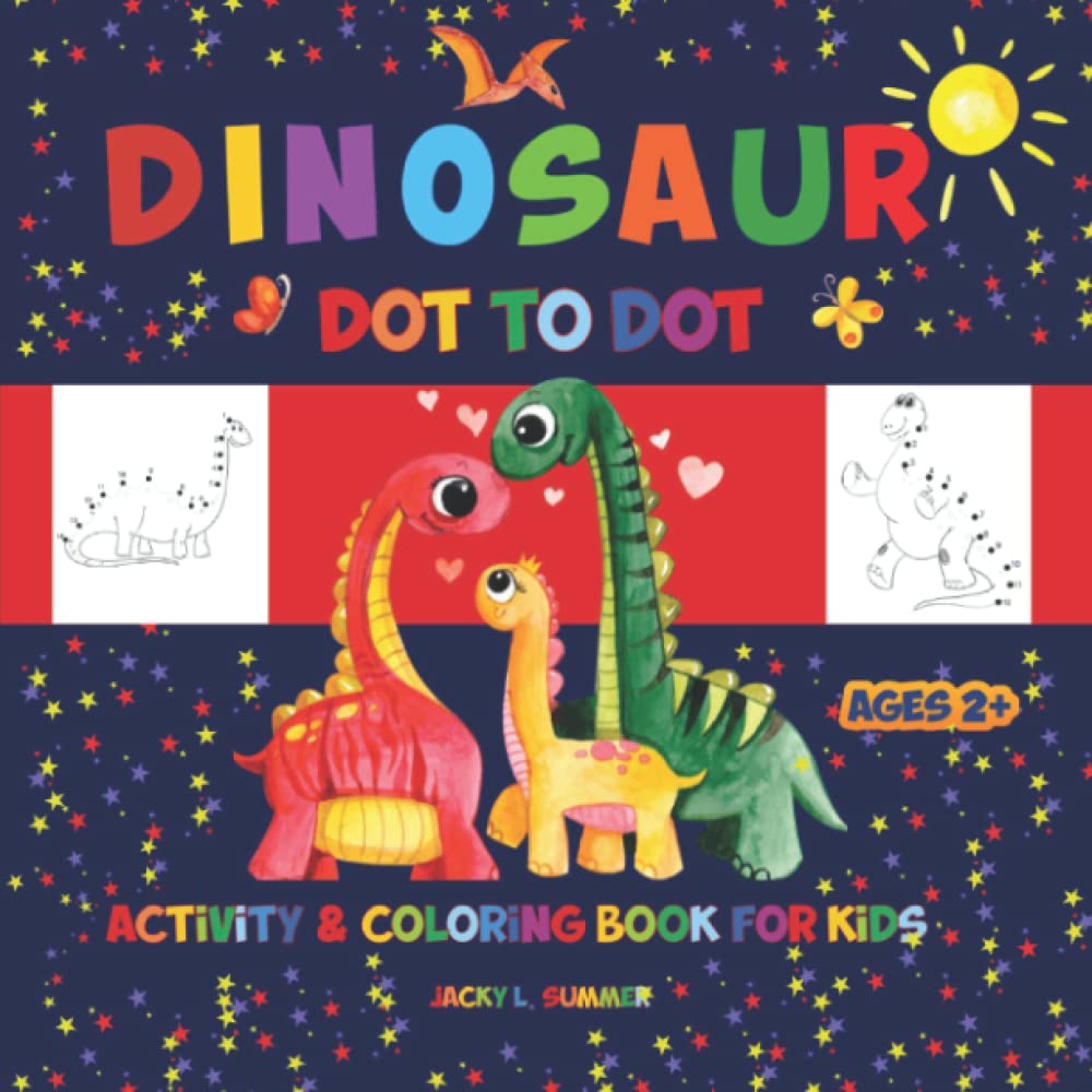 Buy Dinosaur Dot To Dot Fun Activity Coloring Book For Kids Buy Dinosaur Dot To Dot Fun Activity Coloring Book For Kids